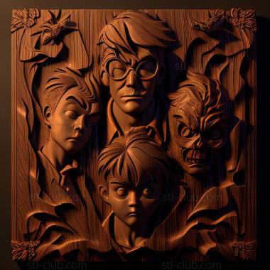 3D model Detective Conan The Darkest Nightmare anime (STL)